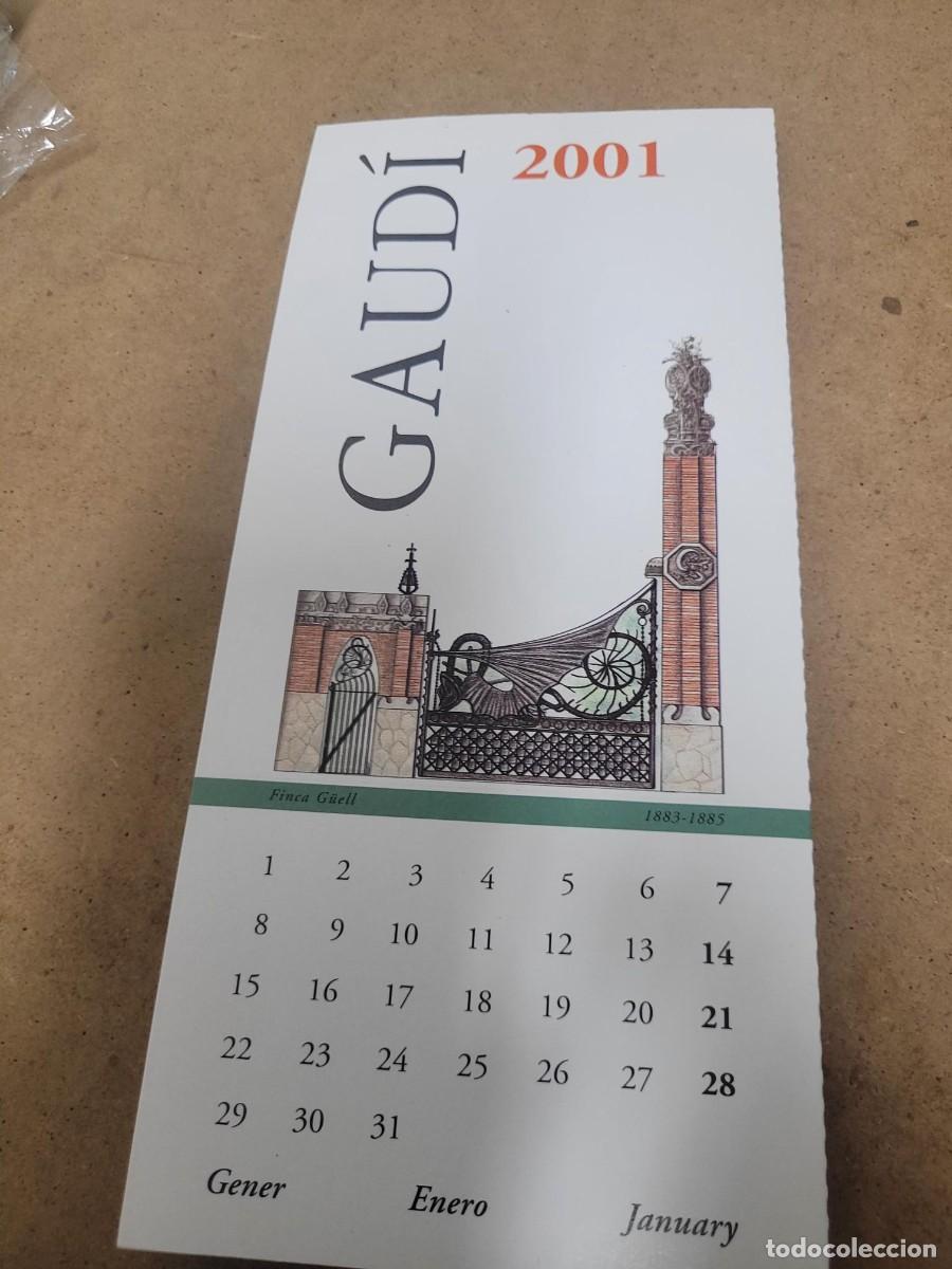 Coleccionismo calendarios: CALENDARIO GAUDI 2001 - Foto 2