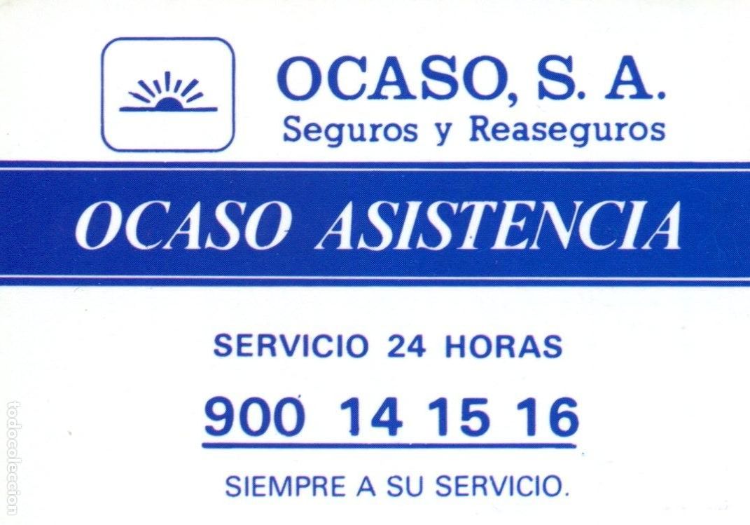 Coleccionismo calendarios: CALENDARIO 1990 SEGUROS OCASO Asistencia
