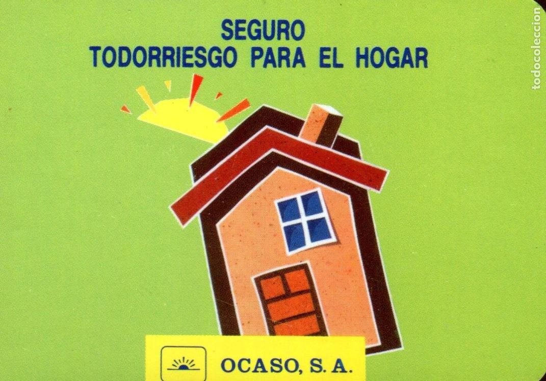 Coleccionismo calendarios: CALENDARIO 1991 SEGUROS OCASO Seguro Todorriesgo para el Hogar