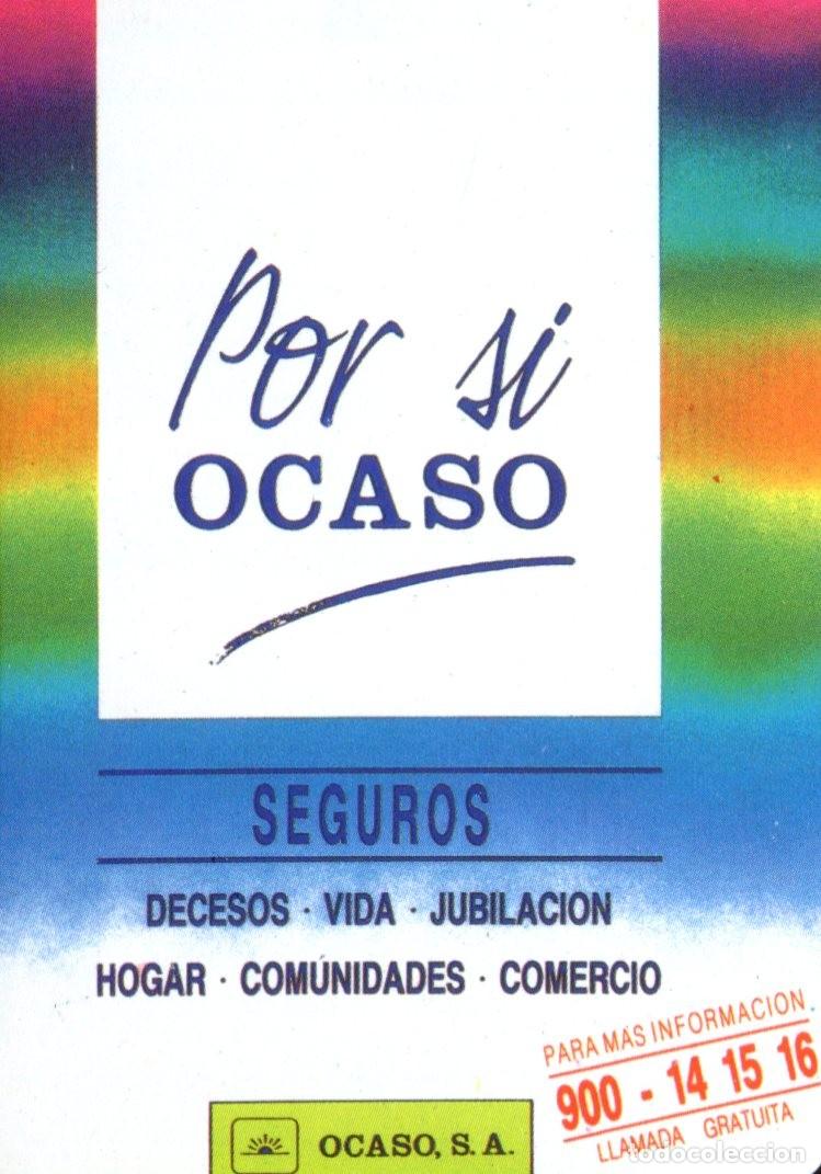 Coleccionismo calendarios: CALENDARIO 1992 SEGUROS OCASO Por si Ocaso