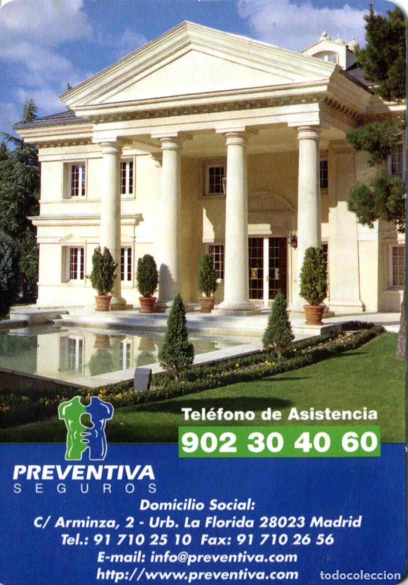 Coleccionismo calendarios: Calendario bolsillo - A&Ntilde;O 2000 - PREVENTIVA SEGUROS - AGENCIA DE BILBAO