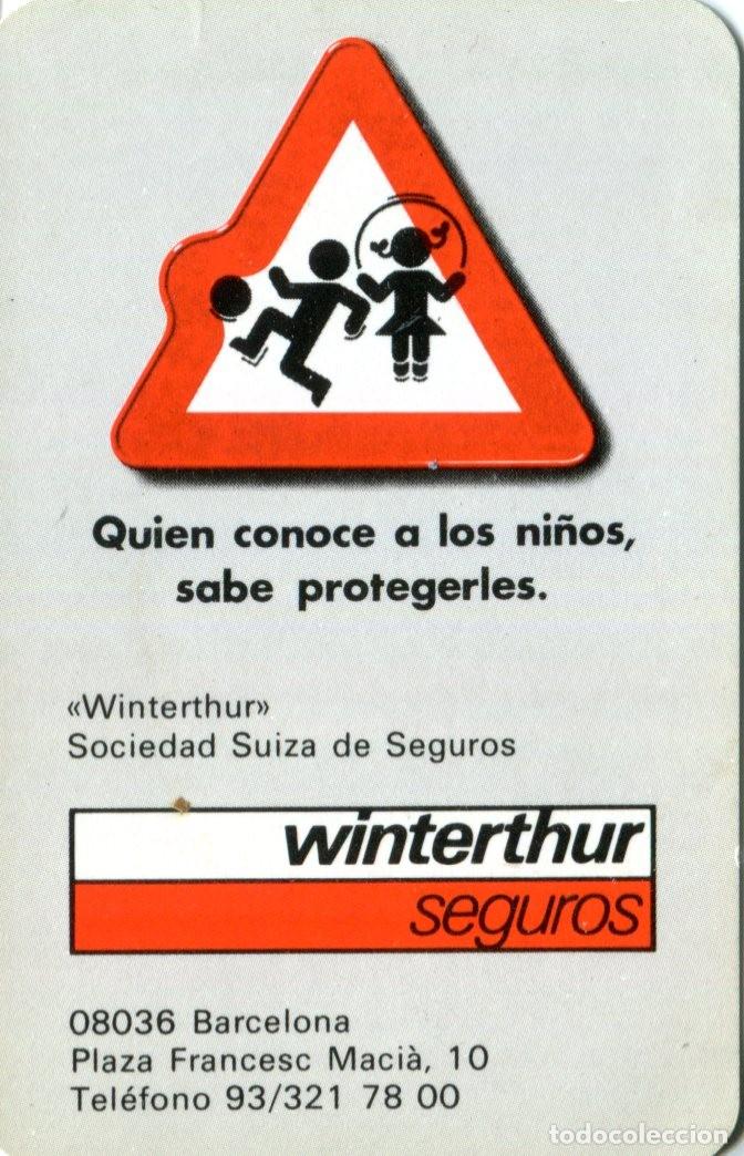 Coleccionismo calendarios: Calendario de publicidad, seguros Winterthur a&ntilde;o 1987-88 Ver Fotos