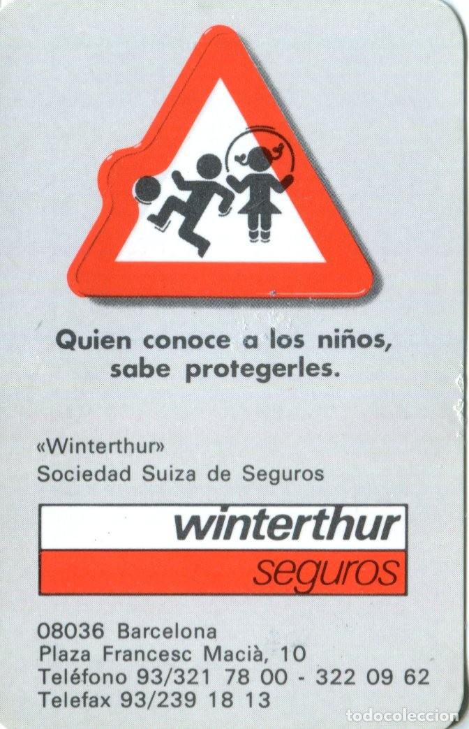Coleccionismo calendarios: calendario de publicidad, seguros Winterthur, Madrid a&ntilde;o 1990-91