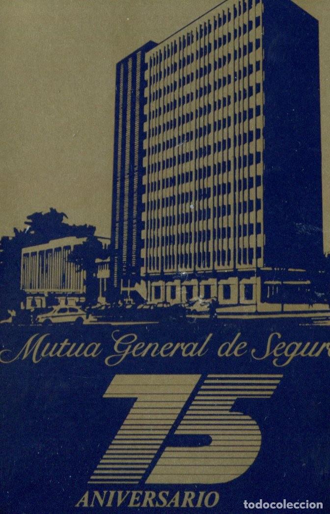 Coleccionismo calendarios: calendario de publicidad, mutua general de seguros, a&ntilde;o 1982, 75 aniversario.