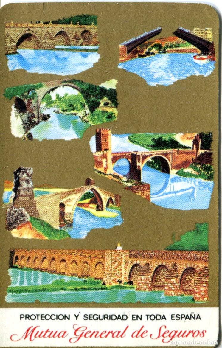Coleccionismo calendarios: CALENDARIO MUTUA GENERAL DE SEGUROS 1980. PUENTES. RIOS (Ver Fotos)