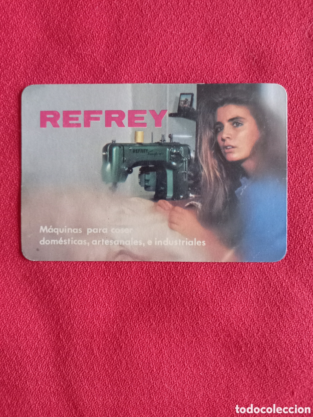 Coleccionismo calendarios: CALENDARIO DE BOLSILLO A&Ntilde;O 1983 - M&Aacute;QUINAS DE COSER REFREY