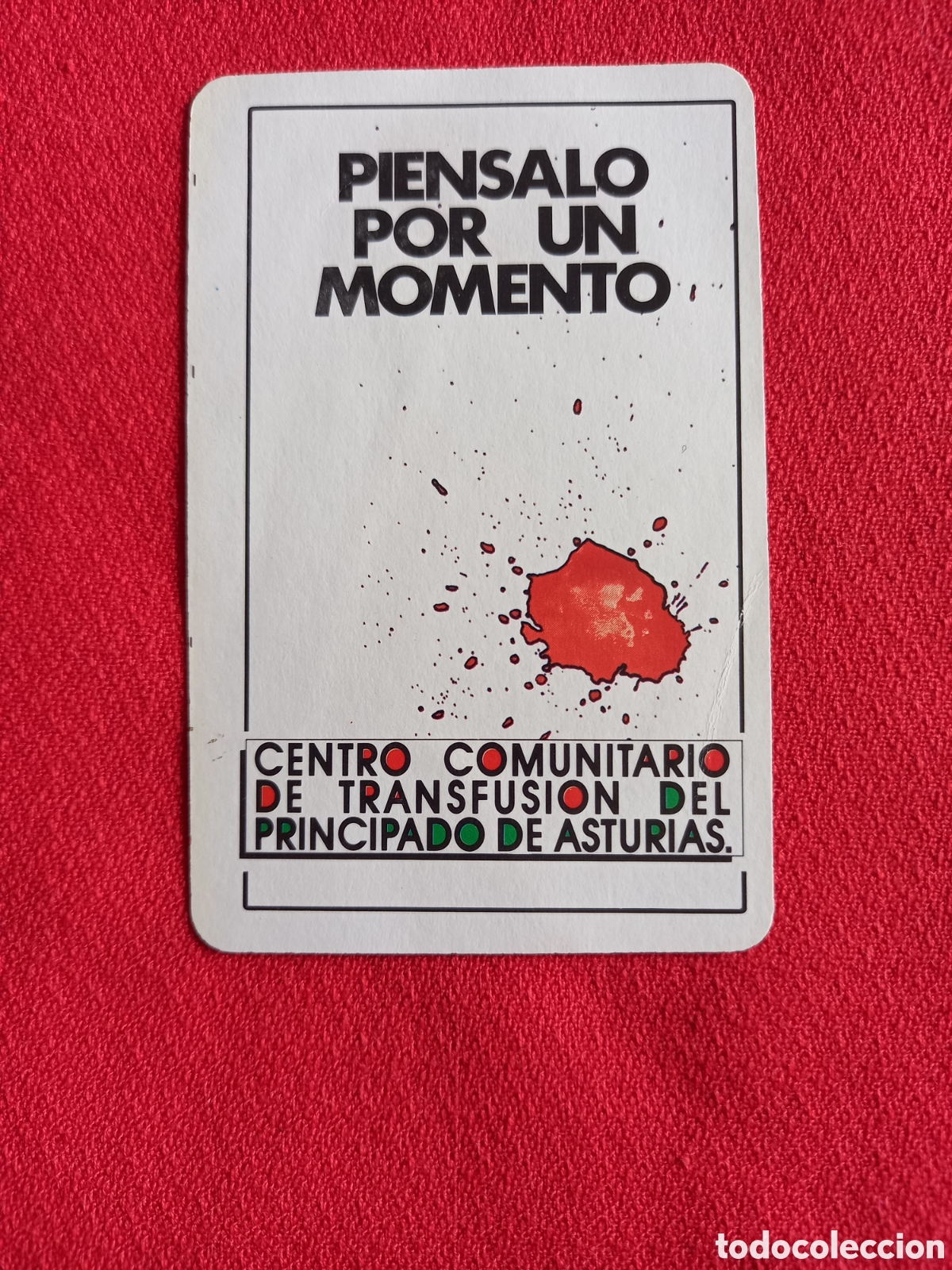 Coleccionismo calendarios: CALENDARIO DE BOLSILLO A&Ntilde;O 1990 - H. FOURNIER, CENTRO COMUNITARIO DE TRANSFUSI&Oacute;N DE ASTURIAS