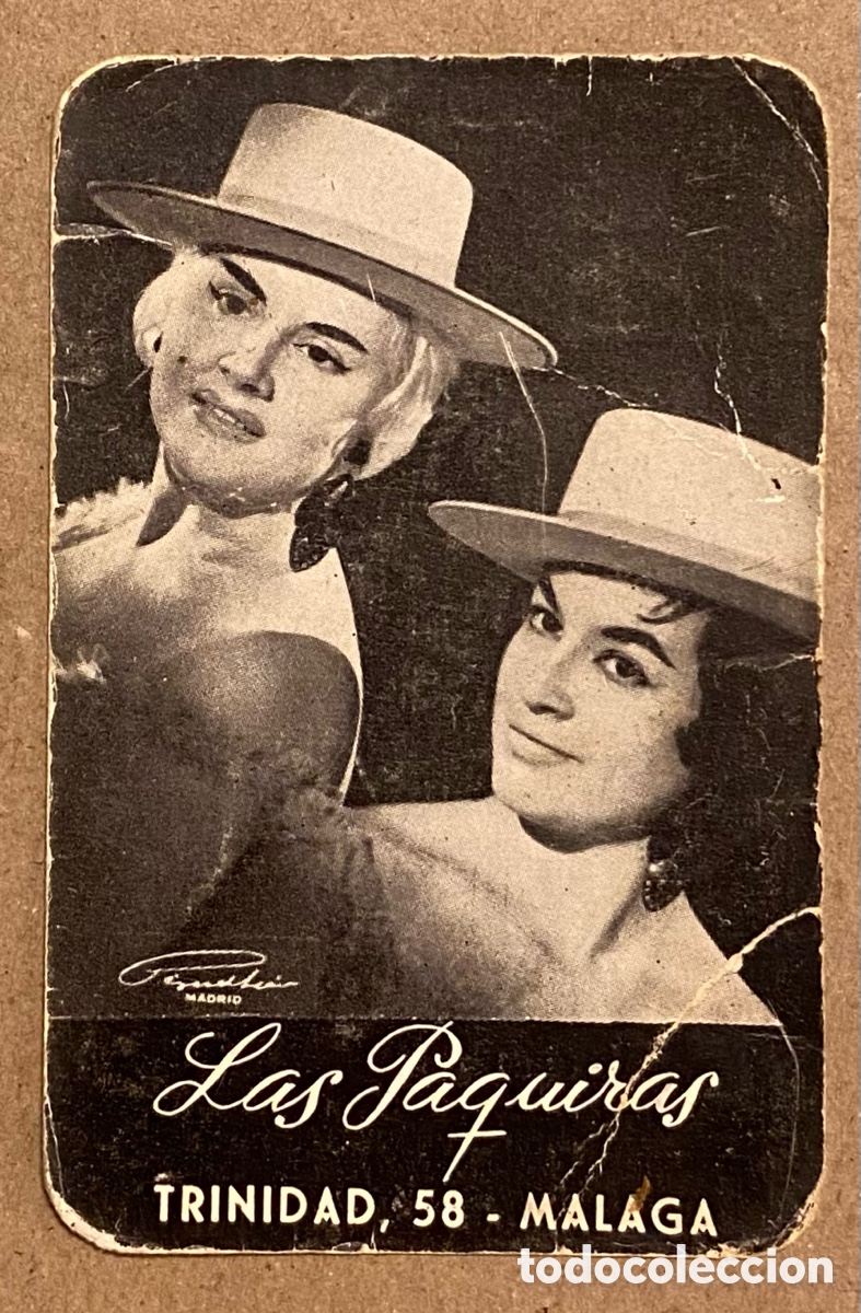 Coleccionismo Calendarios: LAS PAQUIRAS (M&Aacute;LAGA). CALENDARIO DE BOLSILLO DE 1963.