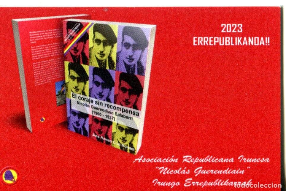Collectionnisme Calendriers: CALENDARIO POL&Iacute;TICO. ASOCIACI&Oacute;N REPUBLICANA IRUNESA. NICOL&Aacute;S GUERENDIAIN. A&Ntilde;O 2023