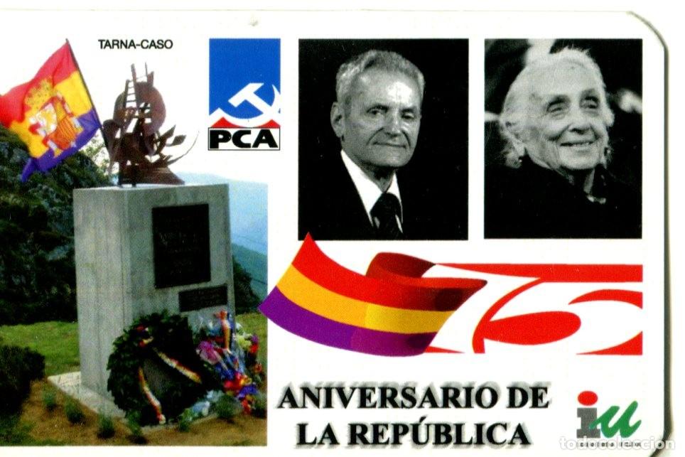Collectionnisme Calendriers: CALENDARIO POLITICO 2007 - IU IZQUIERDA UNIDA - LAVIANA - ASTURIAS (Aniversario de la Republica)