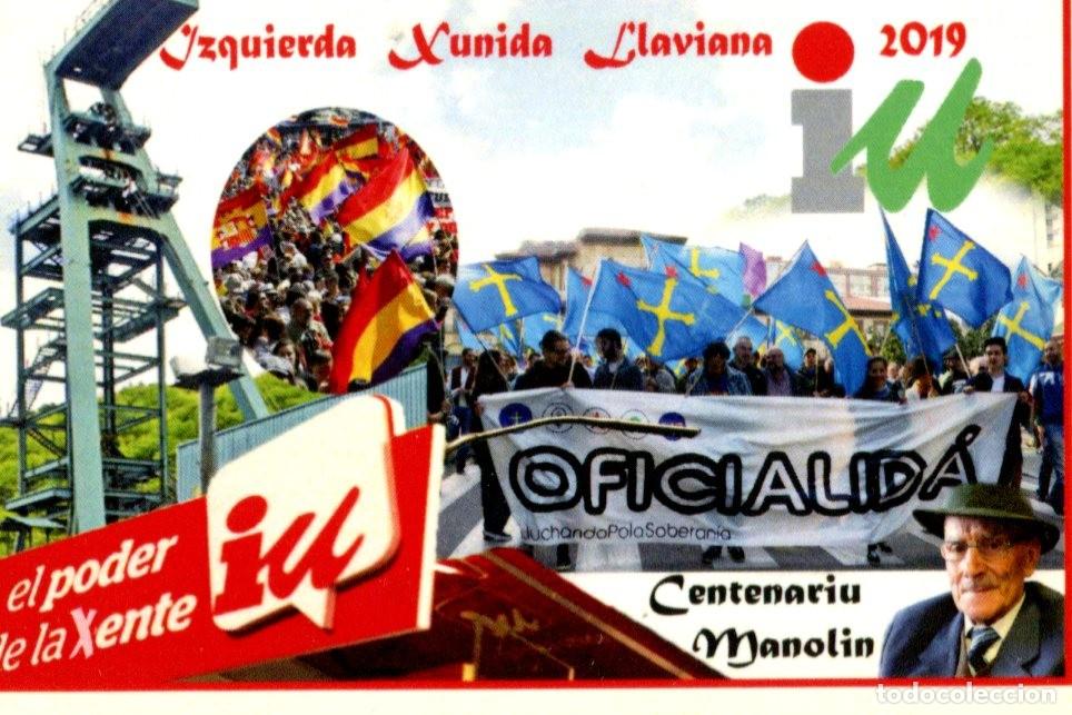 Collectionnisme Calendriers: CALENDARIO POLITICO 2019 IU IZQUIERDA UNIDA -LAVIANA- ASTURIAS (Centenario Manolin)