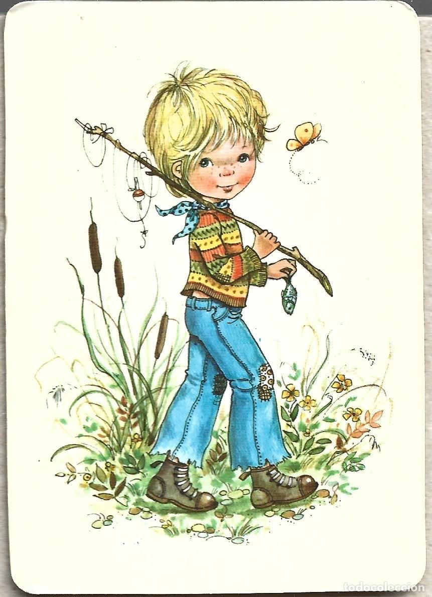 Coleccionismo Calendarios: CALENDARIO DE CASA P - 248 DEL A&Ntilde;O 1982 SIN PUBLICIDAD NI&Ntilde;O DE PESCA
