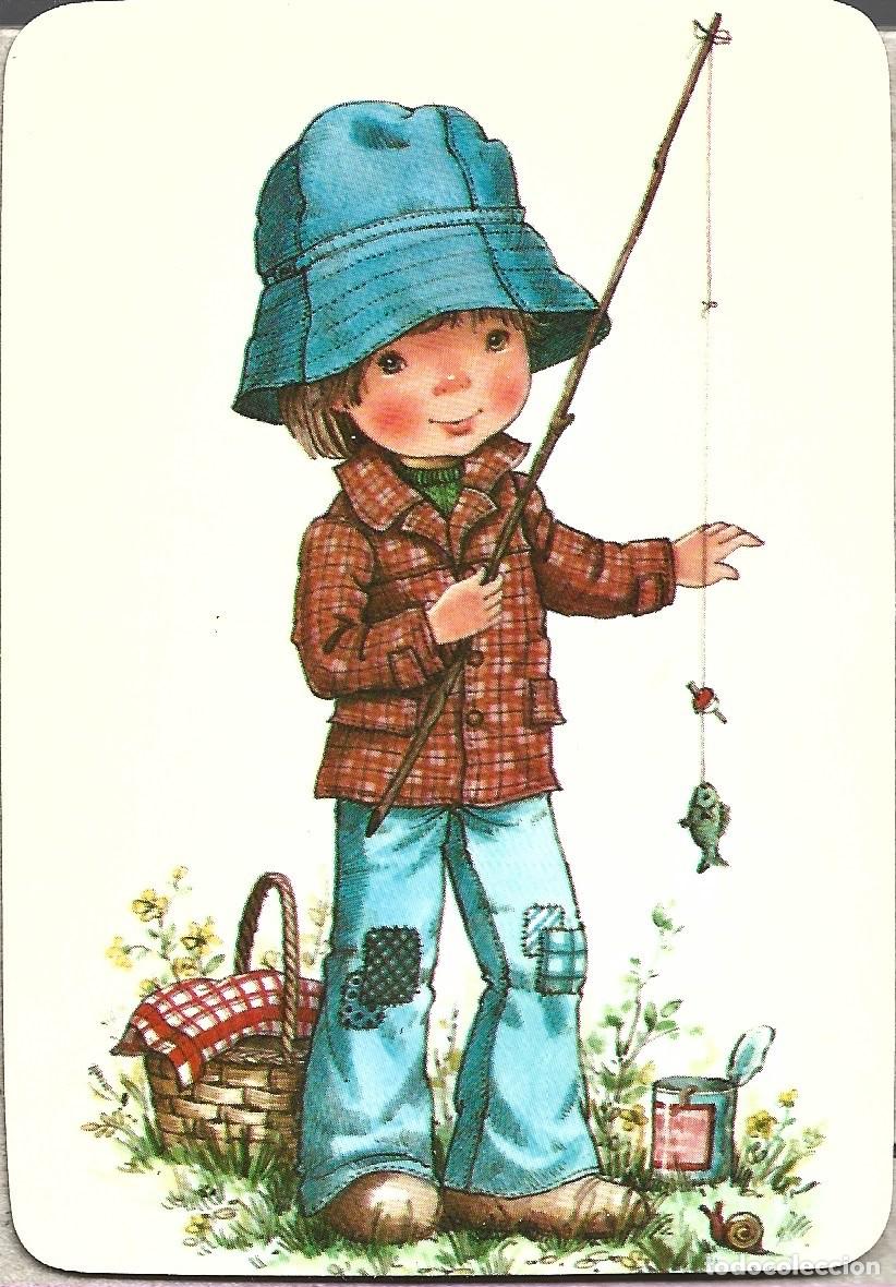 Coleccionismo Calendarios: CALENDARIO DE CASA P - 346 DEL A&Ntilde;O 1983 SIN PUBLICIDAD NI&Ntilde;O DE PESCA