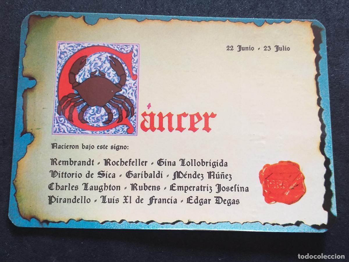 Coleccionismo calendarios: GUADALAJARA-V48-PUBLICIDAD 1974-RESTAURANTE ''EL VENTORRERO''CANCER