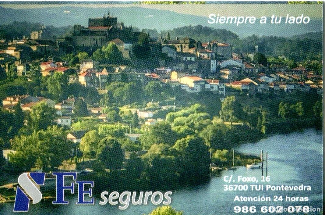 Coleccionismo calendarios: CALENDARIO BOLSILLO FE SEGUROS 2021 EN TUI (PONTEVEDRA)