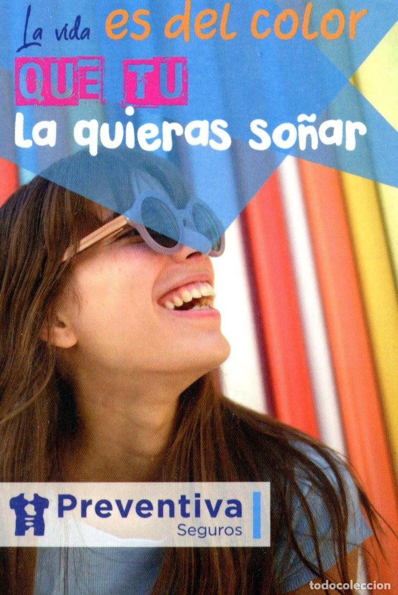 Coleccionismo calendarios: CALENDARIO PREVENTIVA SEGUROS 2022. CHICA PUBLICITARIO