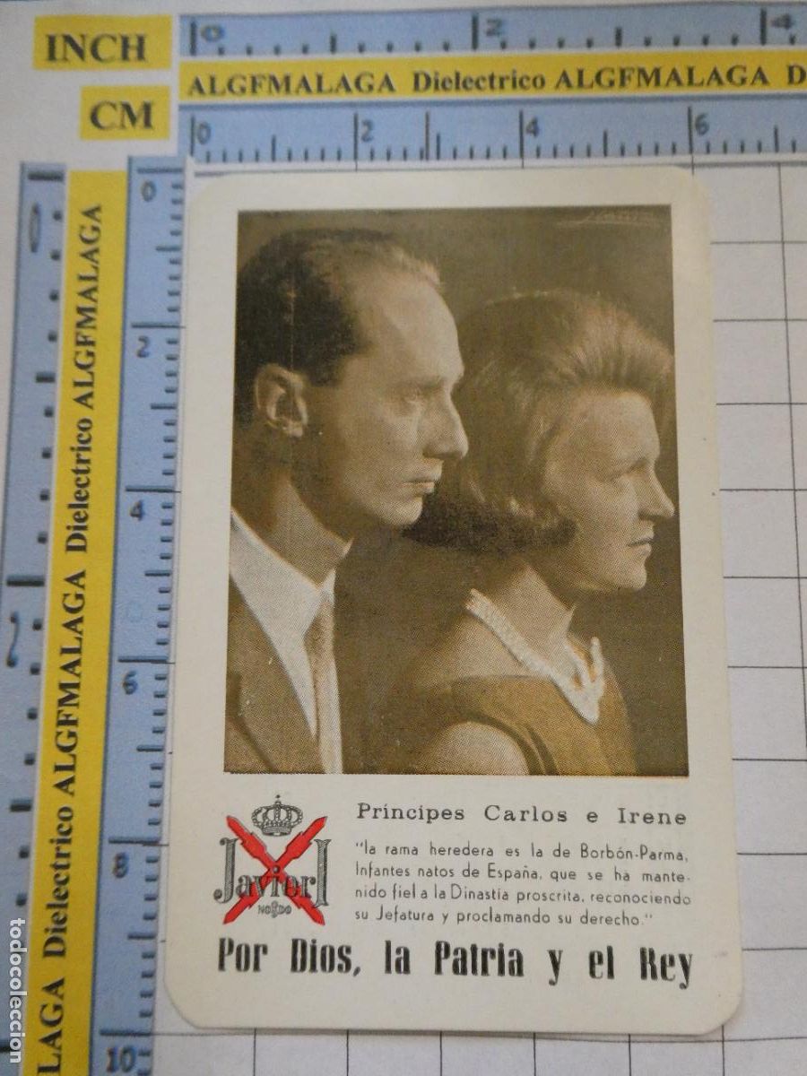 Sammeln von Kalendern: CALENDARIO DE BOLSILLO A&Ntilde;O 1967. POL&Iacute;TICO SINDICAL. CARLISTAS PR&Iacute;NCIPES CARLOS E IRENE. 196