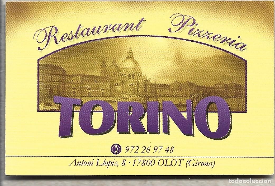 Coleccionismo Calendarios: CALENDARIO DE PUBLICIDAD DE RESTAURANTE TORINO OLOT DEL A&Ntilde;O 2004 EN CATALAN