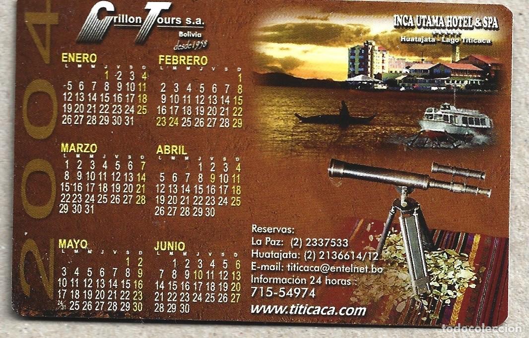 Coleccionismo Calendarios: CALENDARIO DE PUBLICIDAD DE POSADA DEL INCA DEL A&Ntilde;O 2004 EN ESPA&Ntilde;OL