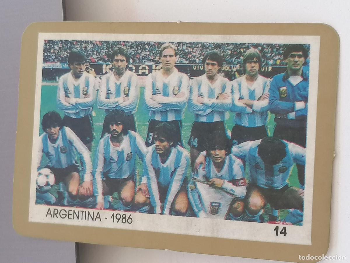 Coleccionismo Calendarios: CALENDARIO BOLSILLO TEAM EQUIPO 14 ARGENTINA MARADONA 1986 A&Ntilde;O 1990 MANIL