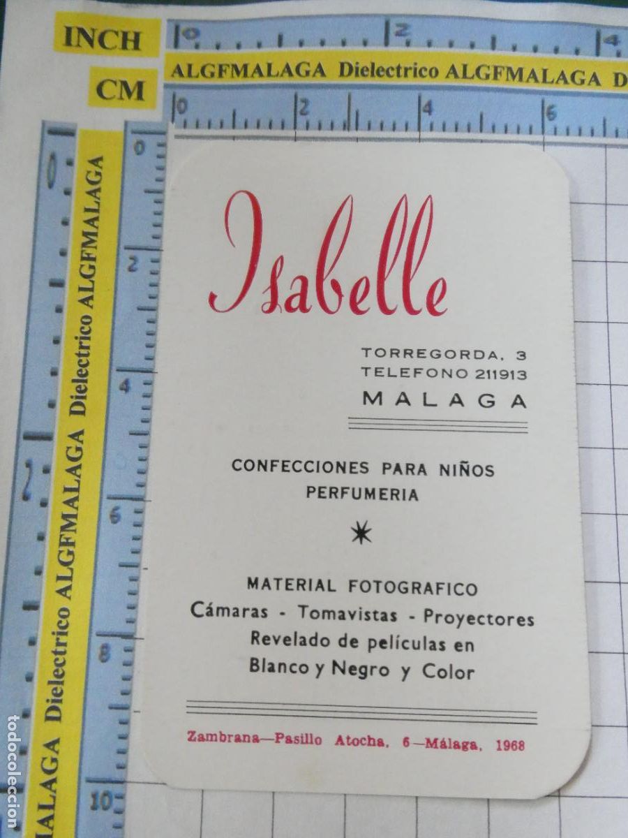 Collezionismo Calendari: CALENDARIO DE BOLSILLO. A&Ntilde;O 1969. CONFECCIONES NI&Ntilde;OIS PERFUMER&Iacute;A ISABELLE M&Aacute;LAGA. 273