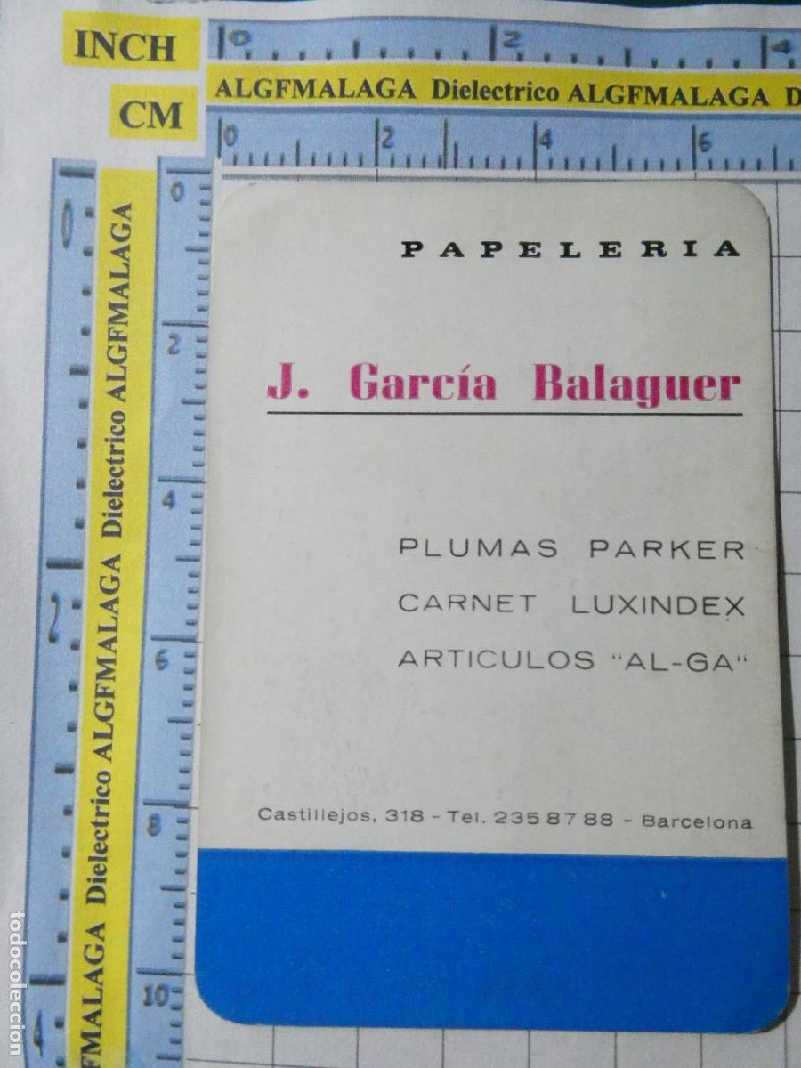 Collectables Calendars: CALENDARIO DE BOLSILLO. A&Ntilde;O 1967. PAPELER&Iacute;A GARC&Iacute;A BALAGUER BARCELONA PLUMAS PARKER. 279