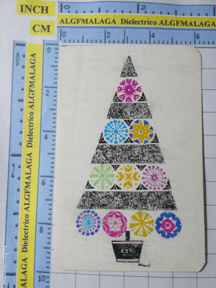 Collectables Calendars: CALENDARIO DE BOLSILLO. A&Ntilde;O 1967 JOYER&Iacute;A NAVA LE&Oacute;N &Aacute;RBOL NAVIDAD. 283