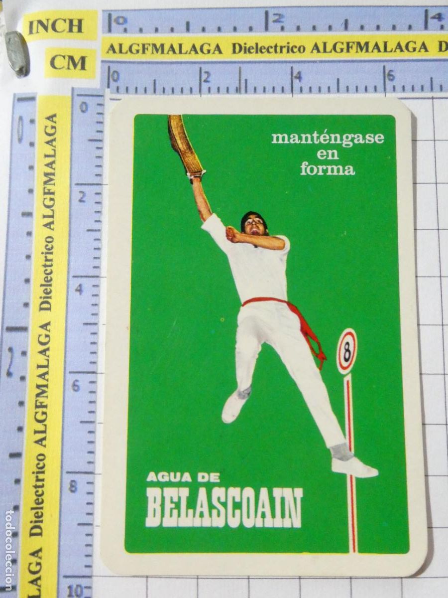 Colecionismo Calend&aacute;rios: CALENDARIO DE BOLSILLO. A&Ntilde;O 1968. AGUA DE BELASCOAIN PELOTARI CESTA PUNTA. 313