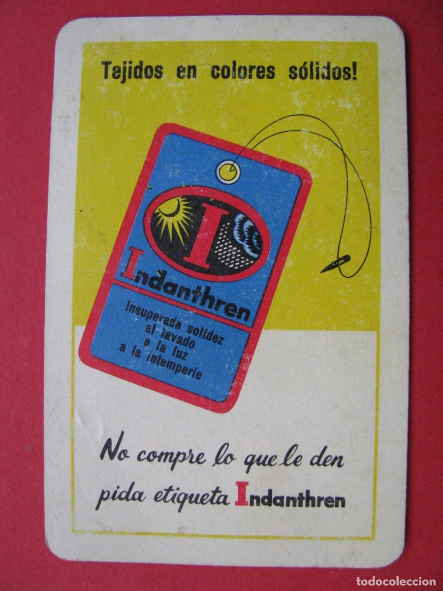 Collectables Calendars: CALENDARIO FOURNIER. INDANTHREN 1962. MAL ESTADO.