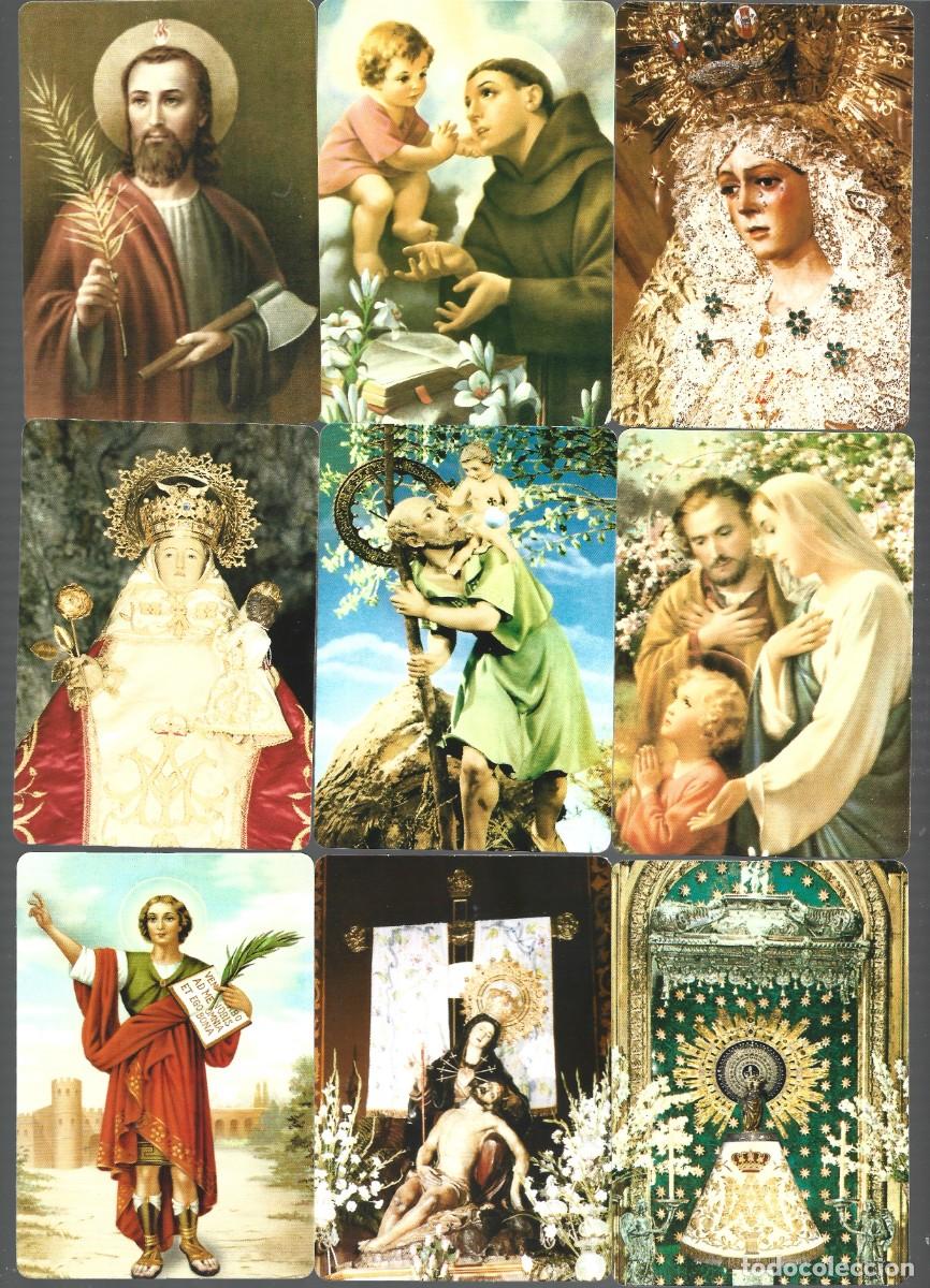 Coleccionismo Calendarios: 19 CALENDARIOS DE LOS A&Ntilde;O 2017 DE VIRGENES Y SANTOS DE LA CASA C. B. SIN PUBLICIDAD