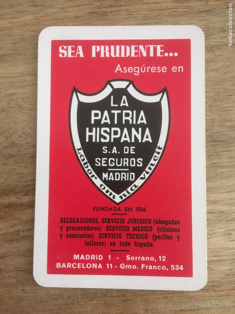 Coleccionismo Calendarios: fournier la patria hispana 1969 calendario original antiguo