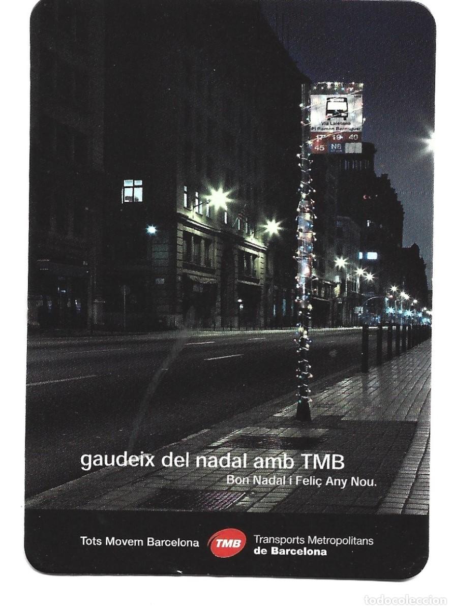 Coleccionismo Calendarios: CALENDARIO DEL A&Ntilde;O 2017 DE PUBLICIDAD TMB GAUDEIX NAVIDAD DE BARCELONA