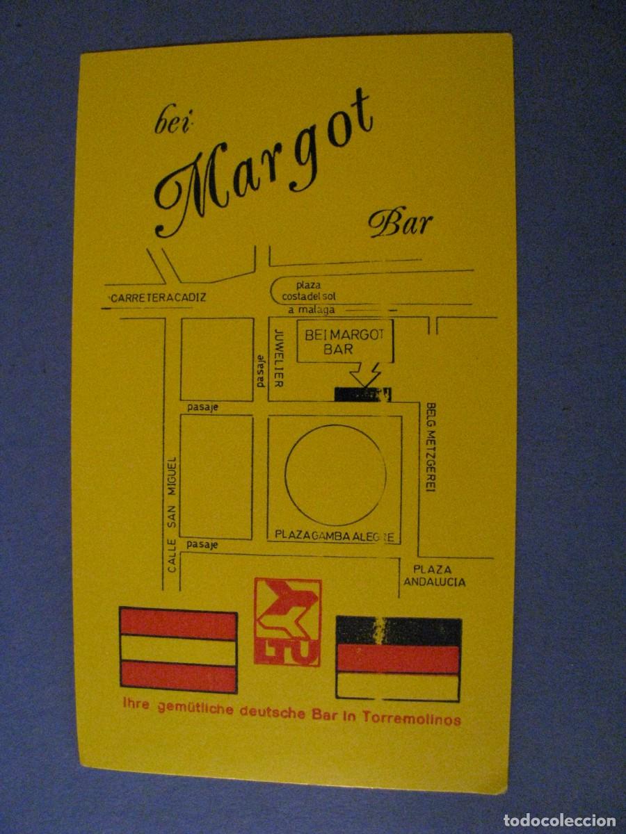 Colecionismo Calend&aacute;rios: CALENDARIO PUBLICIDAD DE SWINGING DISCO BAR BEI MARGOT, DEUTSCHE BAR IN TORREMOLINOS. 1980.