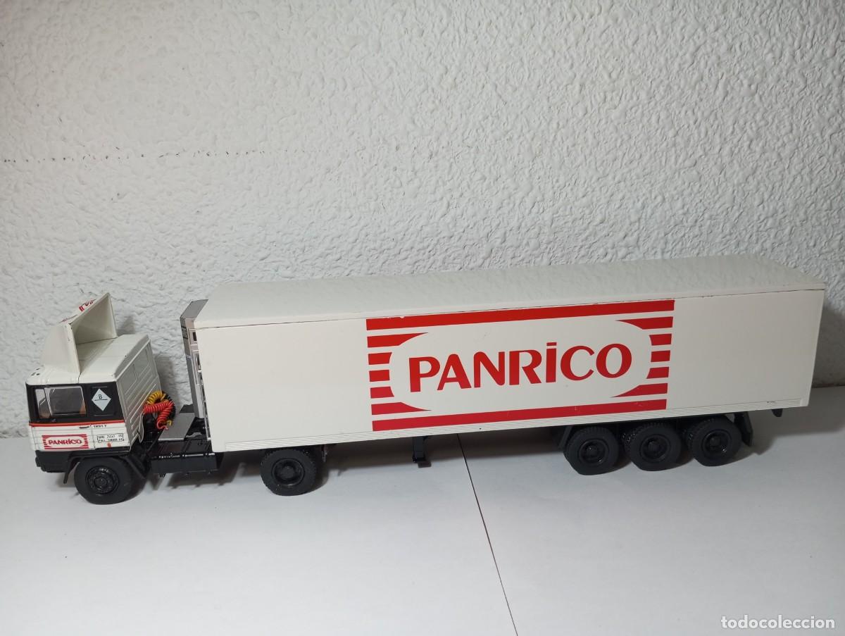 Coleccionismo Calendarios: ANTIGUO CAMION PEGASO 1231-T PUBLICITARIO DE PANRICO ESCALA 1:43 A&Ntilde;O 1983 SALVAT