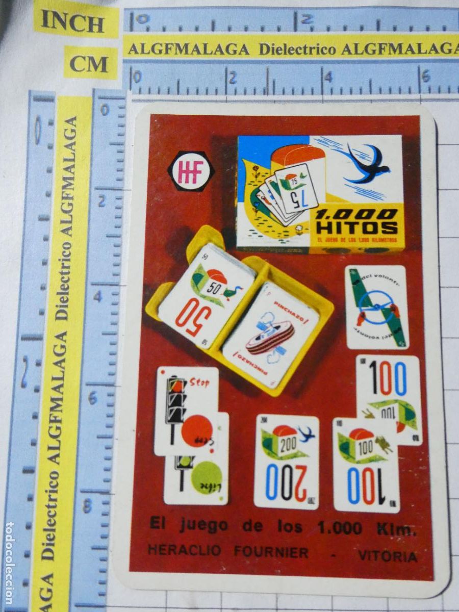 Collezionismo Calendari: CALENDARIO DE BOLSILLO. FOURNIER A&Ntilde;O 1967 BARAJA JUEGO 1000 HITOS 1000 KIL&Oacute;METROS