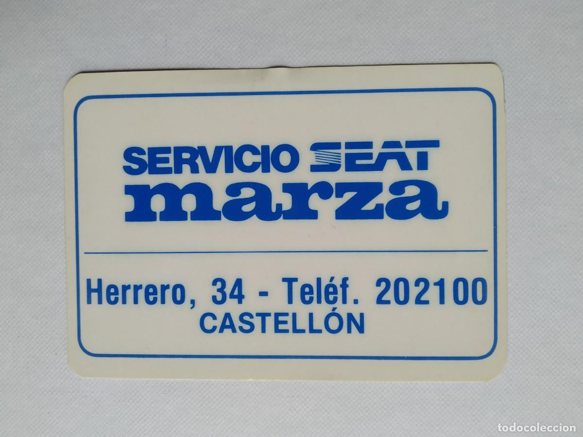 Coleccionismo calendarios: CALENDARIO PUBLICITARIO SERVICIO SEAT MARZA CASTELLON A&Ntilde;O 1983 VER FOTOS