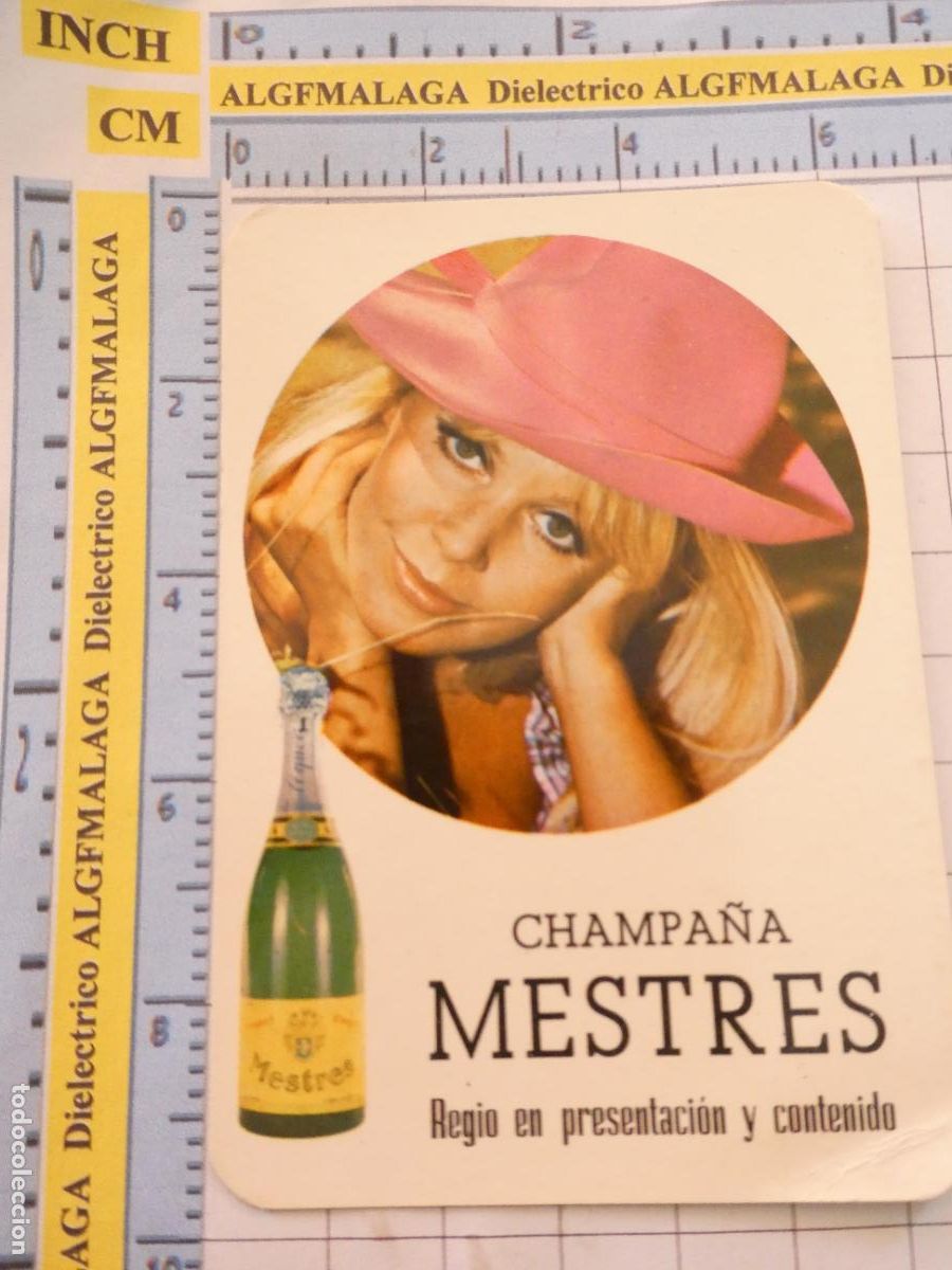 Sammeln von Kalendern: CALENDARIO DE BOLSILLO. A&Ntilde;O 1968 BEBIDAS CHAMPA&Ntilde;A MESTRE SAN SADURNI DE NOYA MUJER. 379