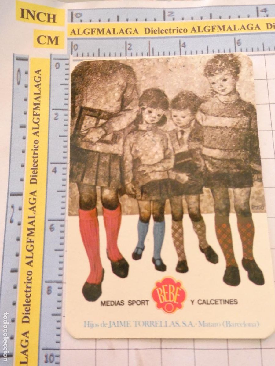 Collectables Calendars: CALENDARIO DE BOLSILLO. A&Ntilde;O 1968. MEDIAS SPORT BEBE Y CALCETINES MATAR&Oacute; BARCELONA. 383