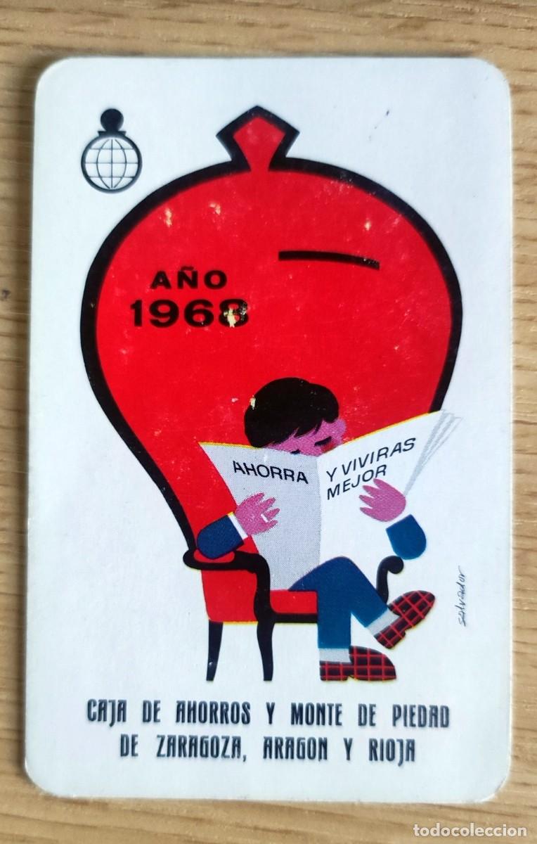 Coleccionismo Calendarios: CALENDARIO FOURNIER A&Ntilde;O 1968 CAJA DE AHORROS Y MONTE DE PIEDAD DE ZARAGOZA, ARAG&Oacute;N Y RIOJA