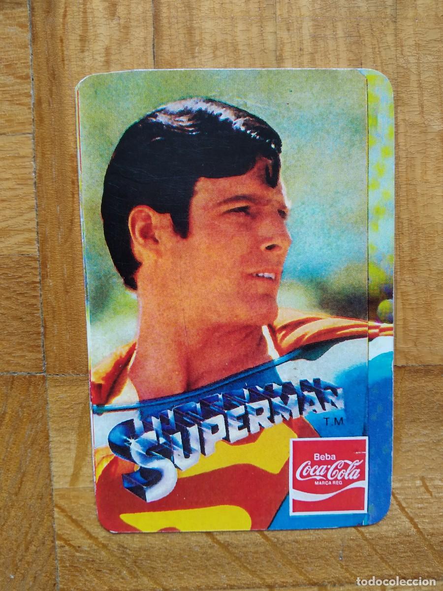 Coleccionismo calendarios: CALENDARIO PUBLICITARIO COCA COLA SUPERMAN NO ORIGINAL DEL A&Ntilde;O 1985 VER FOTOS