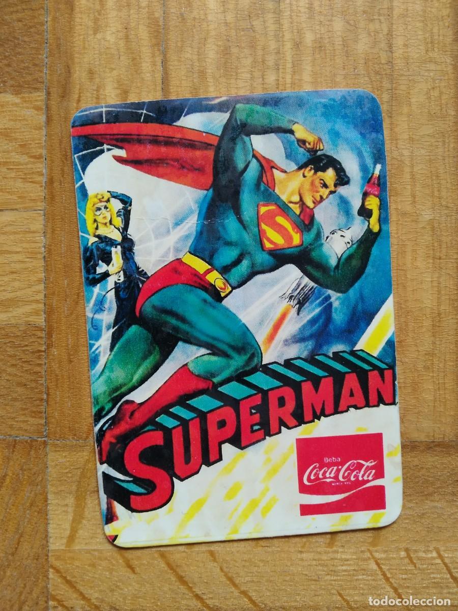 Coleccionismo calendarios: CALENDARIO PUBLICITARIO COCA COLA SUPERMAN NO ORIGINAL DEL A&Ntilde;O 1985 VER FOTOS