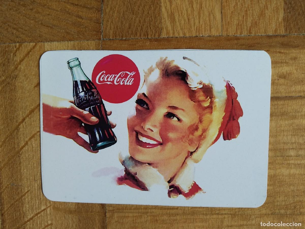 Coleccionismo calendarios: CALENDARIO PUBLICITARIO COCA COLA CHICA NO ORIGINAL DEL A&Ntilde;O 1955 VER FOTOS Y LEER