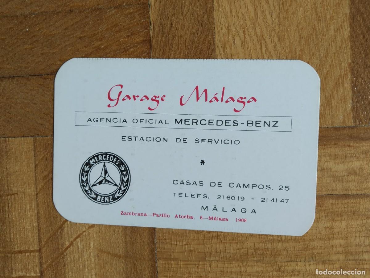 Coleccionismo calendarios: CALENDARIO PUBLICITARIO GARAJE MALAGA. AGENCIA OFICIAL MERCEDES BENZ. MALAGA A&Ntilde;O 1969 VER FOTOS