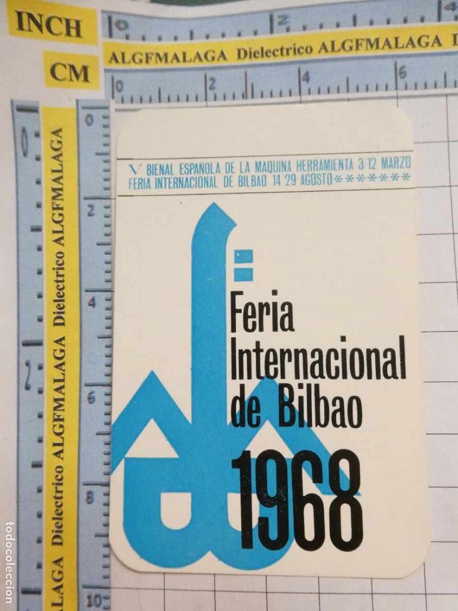 Collezionismo Calendari: CALENDARIO DE BOLSILLO A&Ntilde;O 1968. FERIA INTERNACIONAL DE BILBAO. 403