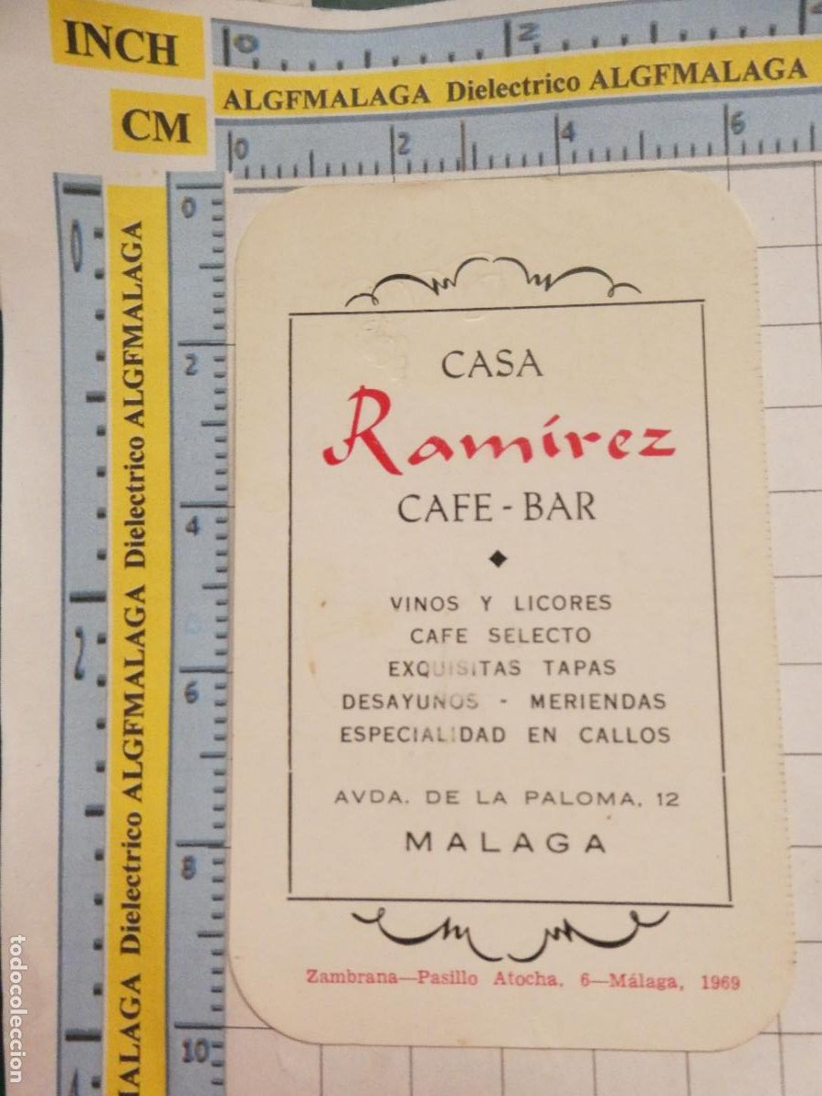 Collezionismo Calendari: CALENDARIO DE BOLSILLO A&Ntilde;O 1969 CASA RAM&Iacute;REZ M&Aacute;LAGA. 409