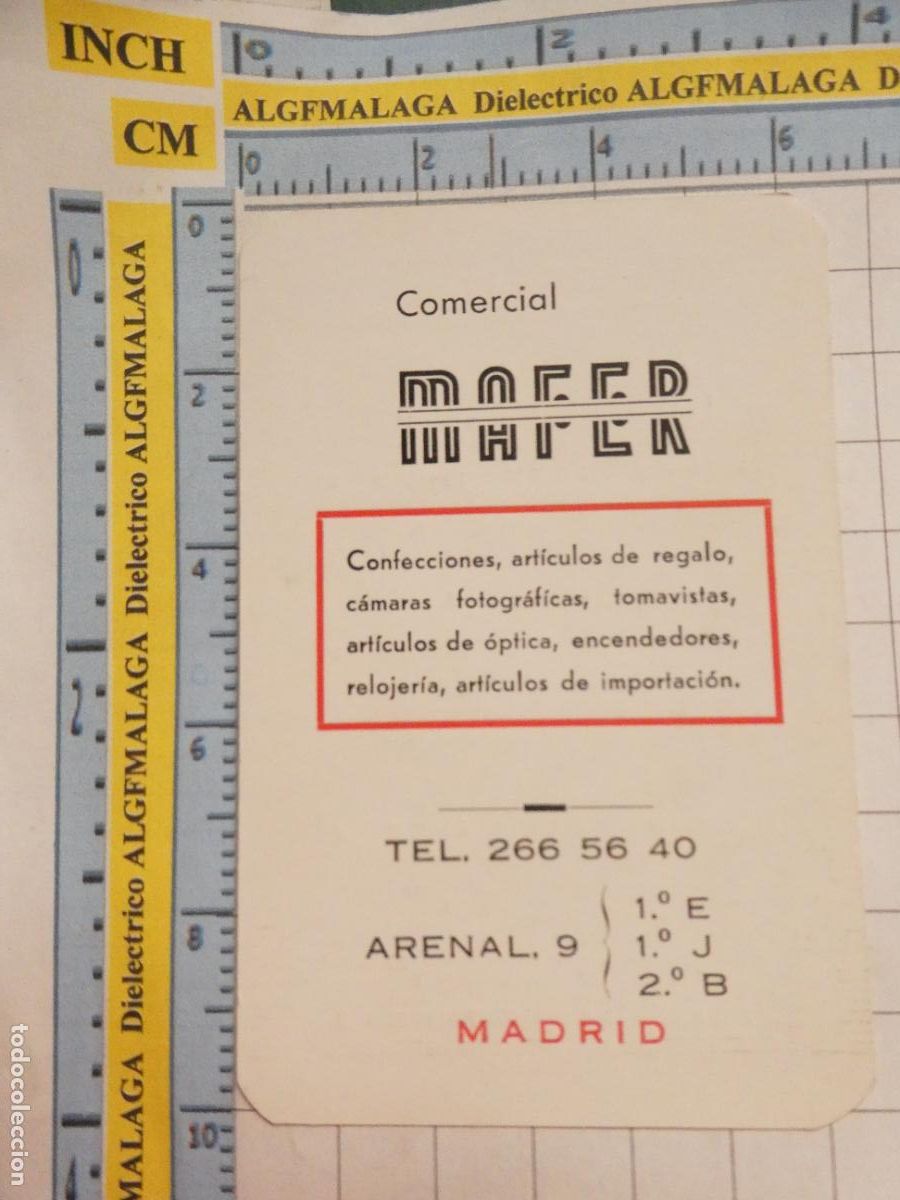Sammeln von Kalendern: CALENDARIO DE BOLSILLO A&Ntilde;O 1969 COMERCIAL MAFER MADRID. 410