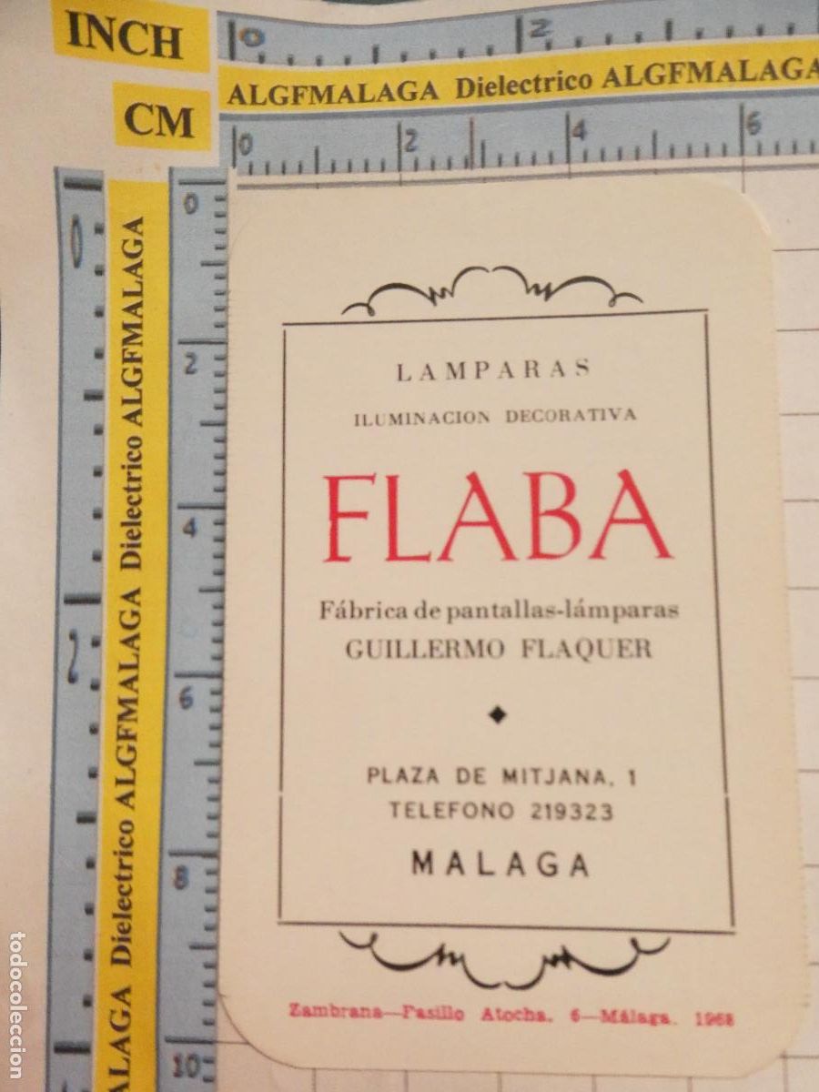 Collezionismo Calendari: CALENDARIO DE BOLSILLO A&Ntilde;O 1969 L&Aacute;MPARAS FLABA M&Aacute;LAGA. 411