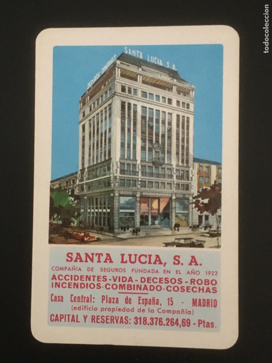 Collectionnisme Calendriers: fournier santa lucia 1971 calendario original perfecto estado