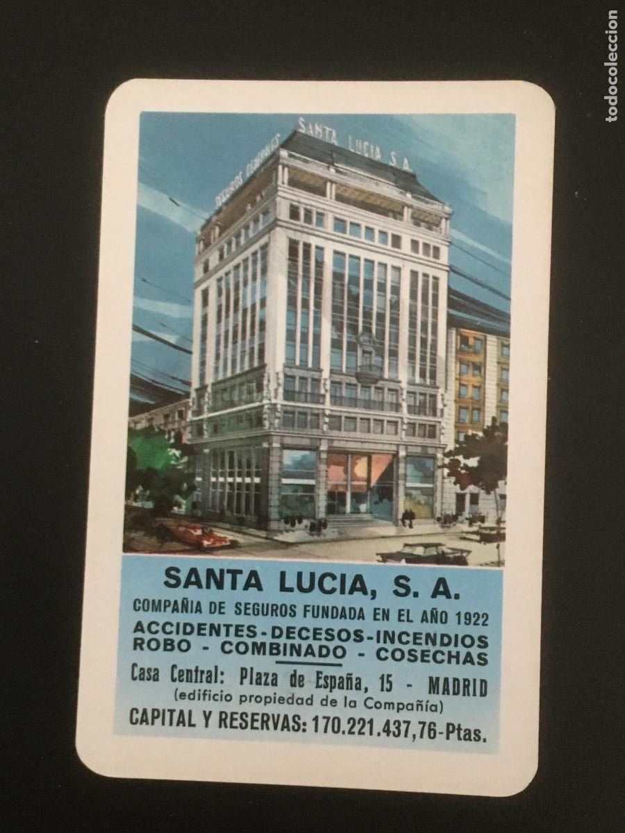 Collectionnisme Calendriers: fournier santa lucia 1968 calendario original perfecto estado