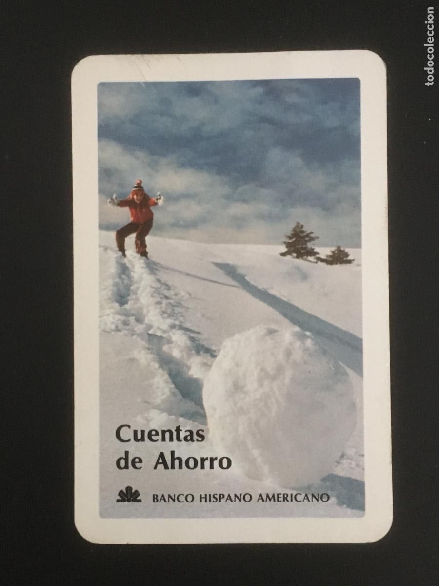 Collectables Calendars: fournier banco hispano americano 1977 calendario original